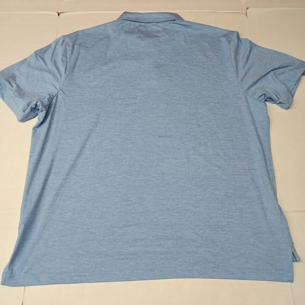 Chaps Everyday Performance Polo Shirt‎ Men's Size 2XL Blue